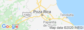 Poza Rica De Hidalgo map